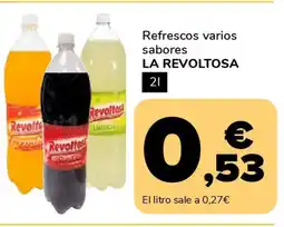 Supeco LA REVOLTOSA Refrescos varios sabores oferta
