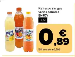 Supeco ENJOY Refresco sin gas varios sabores oferta