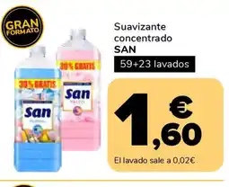 Supeco SAN Suavizante concentrado oferta