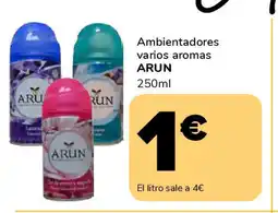 Supeco ARUN Ambientadores varios aromas oferta