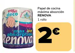 Supeco RENOVA Papel de cocina máxima absorción oferta