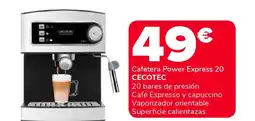 Supeco CECOTEC Cafetera Power Express oferta