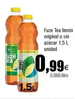 Cash FROIZ FUZE TEA limón original o sin azúcar oferta