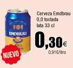 Cash FROIZ EMDBRAU Cerveza 0,0 tostada oferta