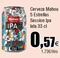 Cash FROIZ MAHOU Cerveza 5 Estrellas Session Ipa oferta