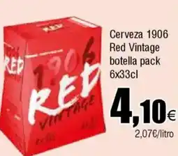 Cash FROIZ 1906 RED Cerveza Vintage oferta