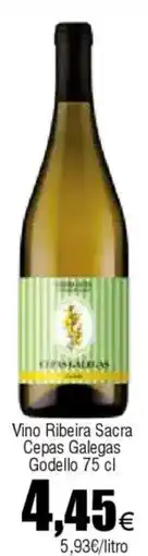 Cash FROIZ Vino Ribeira Sacra Cepas Galegas Godello oferta