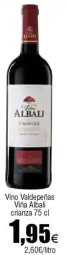Cash FROIZ Vino Valdepeñas Viña Albali crianza oferta