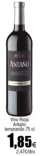 Cash FROIZ Vino Rioja Antaño tempranillo oferta
