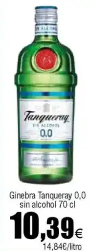 Cash FROIZ Ginebra Tanqueray 0,0 sin alcohol oferta