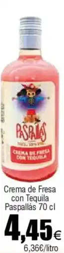 Cash FROIZ PASPALLAS Crema de Fresa con Tequila oferta