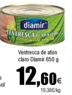 Cash FROIZ DIAMIR Ventresca de atún claro oferta