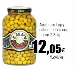 Cash FROIZ LUPY Aceitunas sabor anchoa con hueso oferta