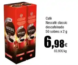 Cash FROIZ NESCAFE Café classic descafeinado 50 sobres oferta