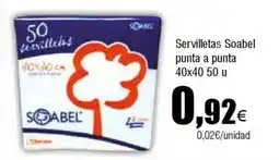 Cash FROIZ SOABEL Servilletas punta a punta 40x40 50 u oferta