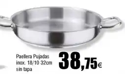 Cash FROIZ Paellera Pujadas inox. 18/10 32cm sin tapa oferta