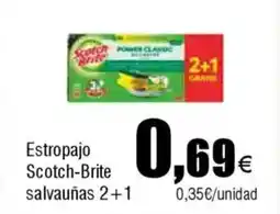 Cash FROIZ SCOTCH BRITE Estropajo salvauñas 2+1 oferta
