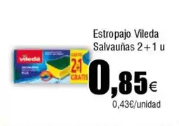 Cash FROIZ VILEDA Estropajo Salvauñas 2+1 u oferta
