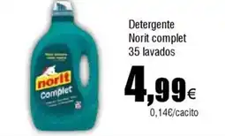 Cash FROIZ NORIT Detergente complet 35 lavados oferta