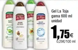 Cash FROIZ LA TOJA Gel gama oferta
