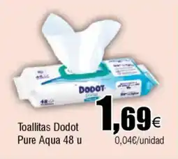 Cash FROIZ DODOT Toallitas Pure Aqua 48 u oferta