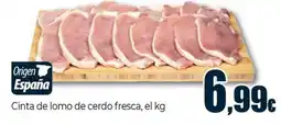 Unide Market Cinta de lomo de cerdo fresca oferta