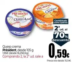 Unide Market PRESIDENT Queso crema oferta