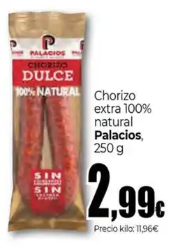 Unide Market PALACIOS Chorizo extra 100% natural oferta