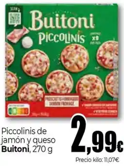 Unide Market BUITONI Piccolinis de jamón y queso oferta