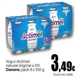 Unide Market DANONE Yogur Actimel natural original o 0% oferta