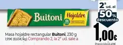 Unide Market BUITONI Masa hojaldre rectangular oferta