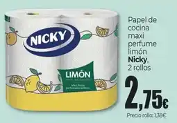 Unide Market Nicky - papel de cocina maxi perfume limon oferta