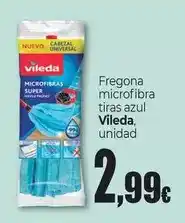Unide Market Vileda - fregona microfibra tiras azul oferta
