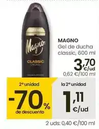 Eroski Magno - gel de ducha classic oferta