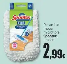 Unide Market Spontex - recambio mopa microfibra oferta