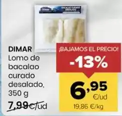 Autoservicios Familia Dimar - lomo de bacalao curado desalado oferta