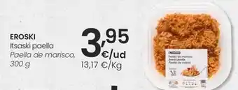 Eroski Eroski - paella de marisco oferta