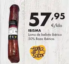 Supermercados Lupa Ibisma - lomo de bellota iberico 50% raza iberica oferta