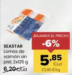 Autoservicios Familia Seastar - lomos de salmon sin piel oferta