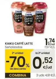 Eroski Kaiku - caffé latte oferta