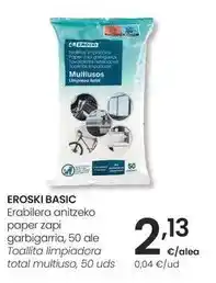 Eroski Eroski - toallita limpiadora total multiuso oferta