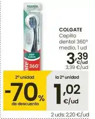 Eroski Colgate - cepillo dental 360° medio oferta