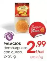 Eroski Palacios - hamburguesa con queso oferta