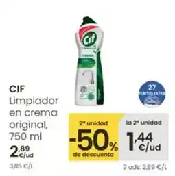 Eroski Cif - limpiador en crema original oferta