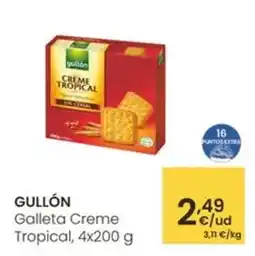 Eroski Gullón - galleta creme tropical oferta