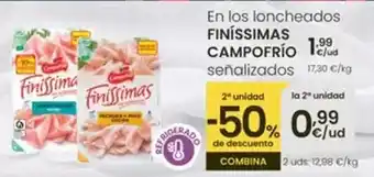 Eroski Campofrío - en los loncheados finissimas oferta