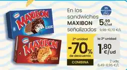 Eroski Maxibon - en los sandwiches senalizados oferta