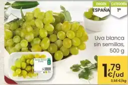 Eroski Uva blanca sin semillas oferta
