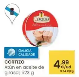 Eroski Cortizo - atun en aceite de girasol oferta