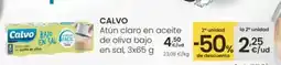 Eroski Calvo - atun claro en aceite de oliva bajo en sal oferta